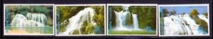 Thailand 1980 Sc918-21 Water Falls MNH