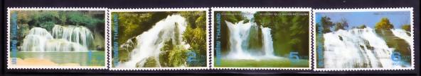 Thailand 1980 Sc918-21 Water Falls MNH