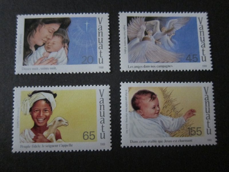 Vanuatu 1988 Sc 493-6 Christmas Religion set MNH