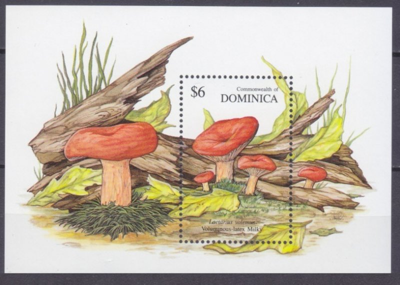 1991 Dominica 1403/B183 Mushrooms  6,00 €