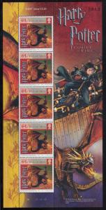 Isle of Man 2005 MNH Scott #1124 Sheet of 5 64p Hungarian Horntail - ´Harry ...