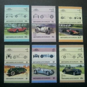 St. Vincent Classic Cars 1986 Vintage Automobile Old Time Transport (stamp) MNH