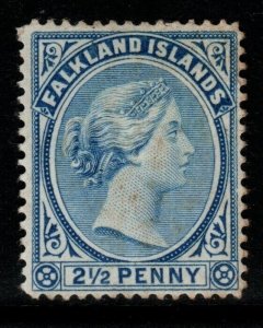 FALKLAND ISLANDS SG28 1891 2½d DULL BLUE USED