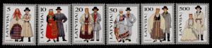 Latvia 343-8 MNH Traditional Costumes