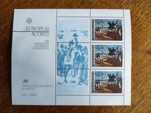 Europa – Historical events  1982 100.50  Azores   Europa  ,sheet