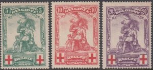 BELGIUM Sc# B28-30 CPL MNH MERODE MONUMENT