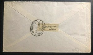 1943 Isanlu Nigeria Airmail Cover To Interior Mission In Toronto Canada