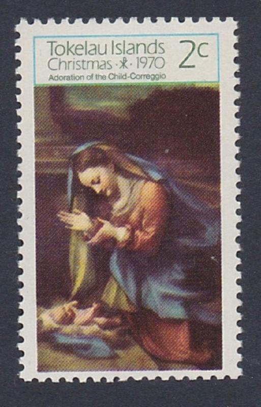 Tokelau Christmas issue 1970 1v SG#21 SC#21