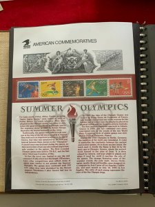 SCOTT 2553-57 SUMMER OLYMPICS USPS COMMEMORATIVE STAMP PANEL