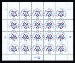 # 3332 Universal Postal Union 45¢ Sheet of 20 MNH 1998   (Zblu)