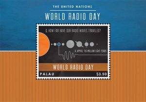 Palau - 2013 - U.N World Radio Day - Souvenir Sheet - MNH