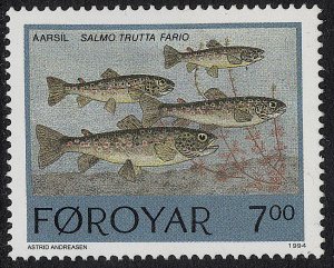 Faroe Islands - 1994 - Scott #262 - MNH - Fish