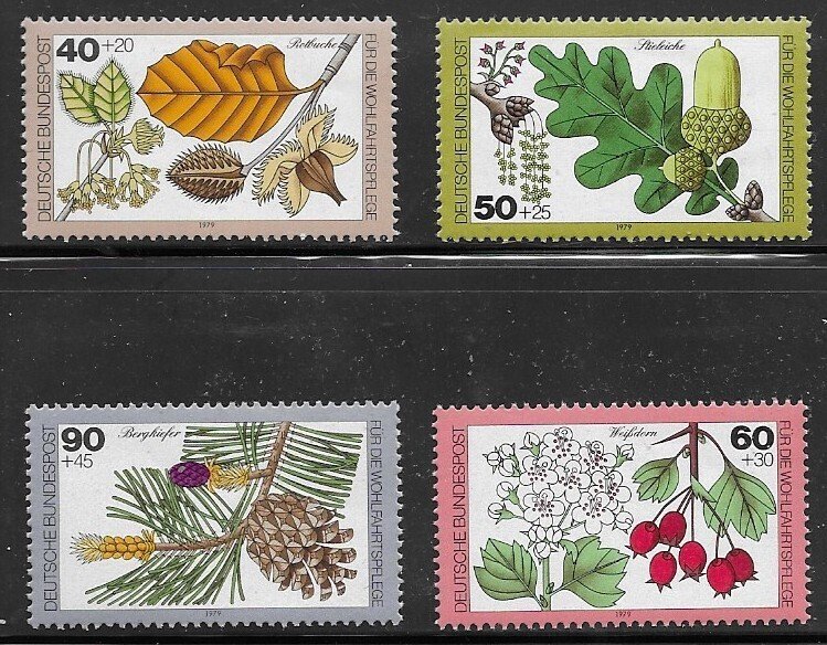 Sc.# B565 / B568 Flowers MNH