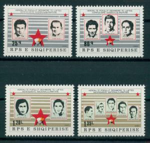 ALBANIA  FREEDOM FIGHTERS III 1980  NH SET