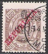 Macao #245 King Carlos Overprinted Used