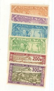 Brazil #394/403  Single (Complete Set)