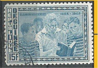 GUINEA, 1964, used 15fr, Eleanor Roosevelt Scott 338