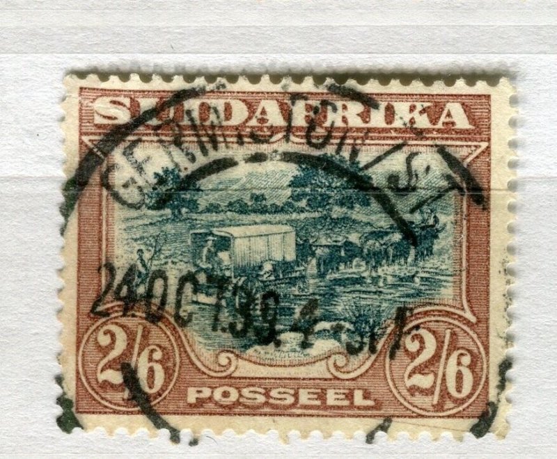 SOUTH AFRICA; 1930s early Pictorial issue used 2s. 6d. value, Postmark