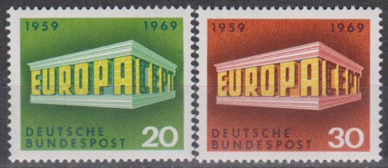 Germany #996-7 MNH VF  (B4578)