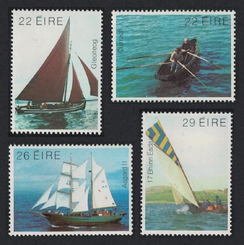 Ireland Irish Boats Sailing 4v SG#524-527 MI#476-479