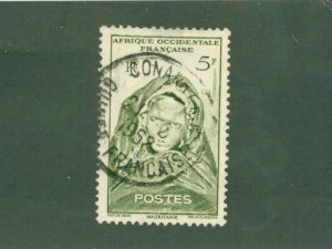 FRENCH WEST AFRICA 49 USED  BIN$ 0.50