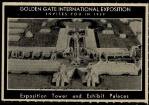 1939 US Poster Stamp Golden Gate International Exposition Unused