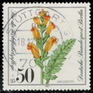 Germany #9NB183 Moor-king Flower; Used