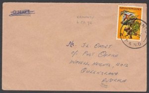 PAPUA NEW GUINEA 1972 cover ex KAINANTU.....................................N194