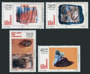 Turkish Cyprus 517-520,MNH. Art 2001.By Inci Kansu,Emel Samioglu,Ozden Selenge,