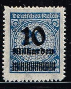 Germany 1923,Sc.#320 MNH, Surcharge - 10Md on 20M (numerals)