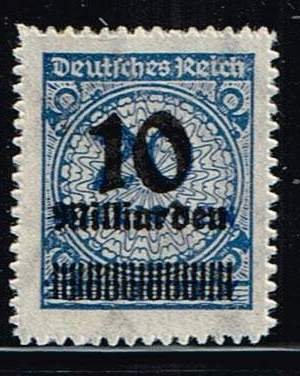 Germany 1923,Sc.#320 MNH, Surcharge - 10Md on 20M (numerals)