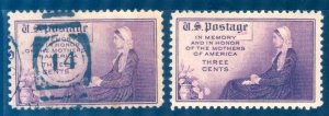 United States USA 1934 Art Paintings Whistler's Mother Sc. 737 diff. Siz...
