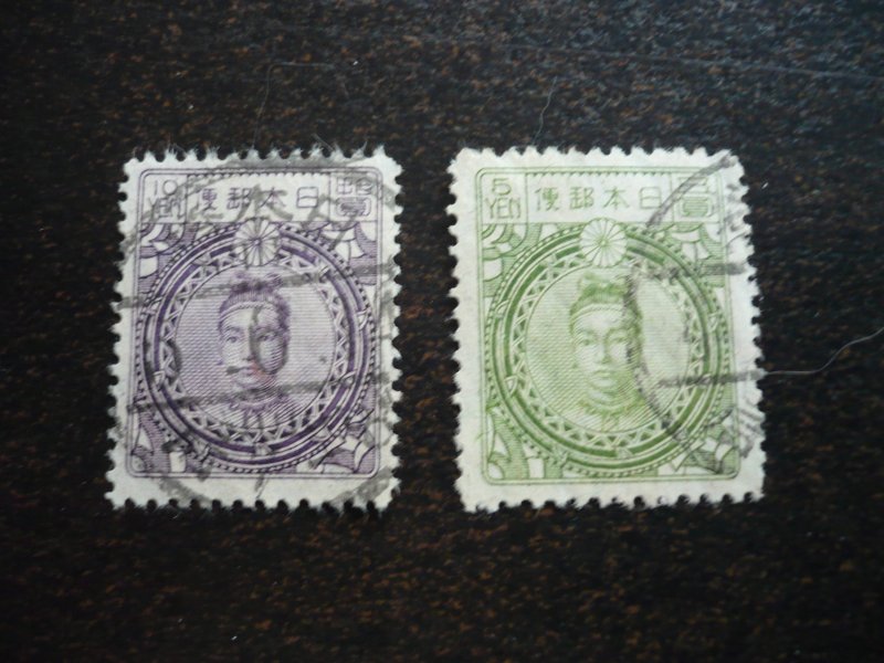 Stamps - Japan - Scott# 188-189 - Used Set of 2 Stamps