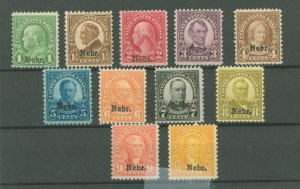 United States #669-679  Single (Complete Set)