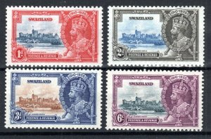 Swaziland 1935 Argent Jubilé Ensemble Sg 21-24 Mlh
