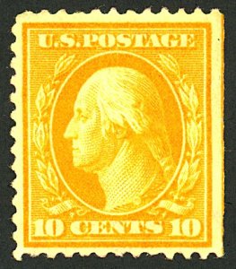 U.S. #338 MINT OG HR THIN