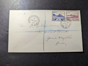 1943 British Channel Islands Cover Jersey Local Use