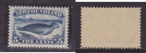 Newfoundland-Sc#42- id173-unused og NH 1c grey brown Prince of Wales-1880-S/H fe