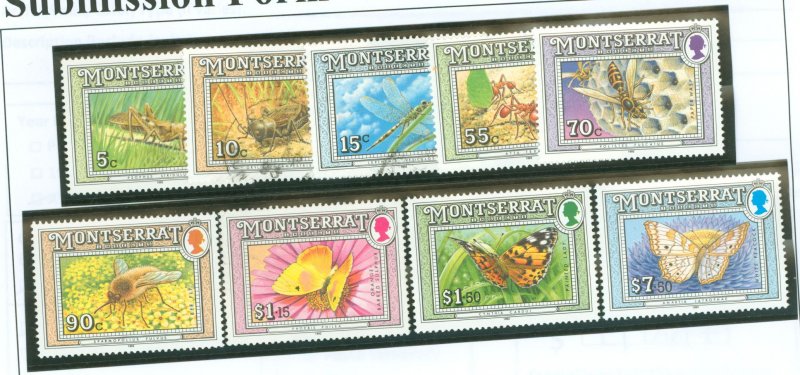 Montserrat #803/817 Mint (NH) Single