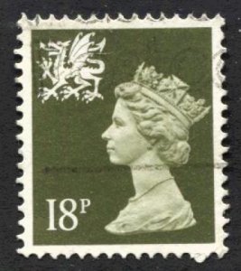 STAMP STATION PERTH Wales #WMH33 QEII Definitive Used 1971-1993