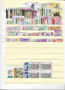 PANAMA COLLECTION ON STOCK SHEET MINT/USED