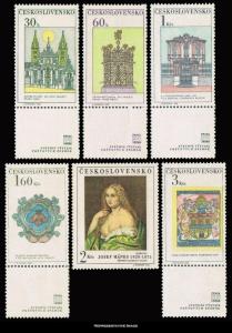 Czechoslovakia Scott 1548-1553 Mint never hinged.