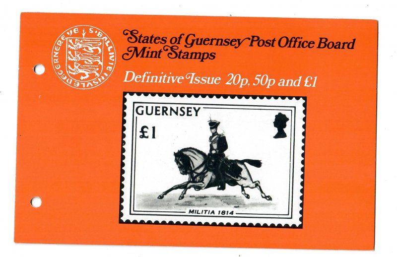 GUERNSEY 1965 2nd DEFINITIVE ISSUE IN 3 PRESENTATION PACKS