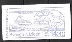 SWEDEN BOOKLET CTO 1383a [D3]