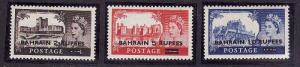 Bahrain-Sc#96-8-unused LH QEII Castle set-1955-