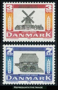 Denmark Scott 861-862 Mint never hinged.