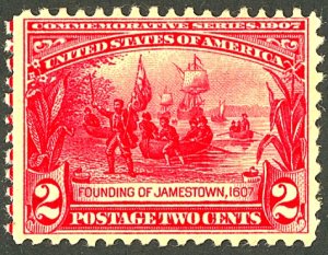 U.S. #329 MINT OG NH