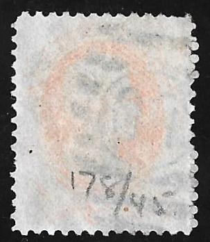 #178 2 cents Jackson SUPERB Fancy PO Cancel Stamp used EGRADED VF-XF 85