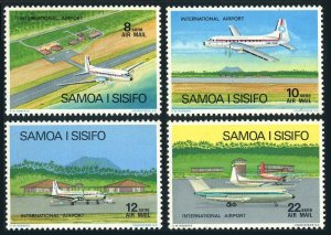 Samoa C7-C10, MNH. Mi 280-283. Faleolo Airport,1973. Planes: Hawker Siddeley,BAC