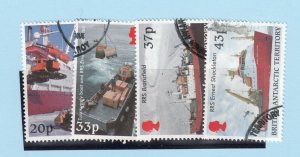 British Antarctic Territory 2000 Bransfield Shackleton SG325/328 VFU  BP9581